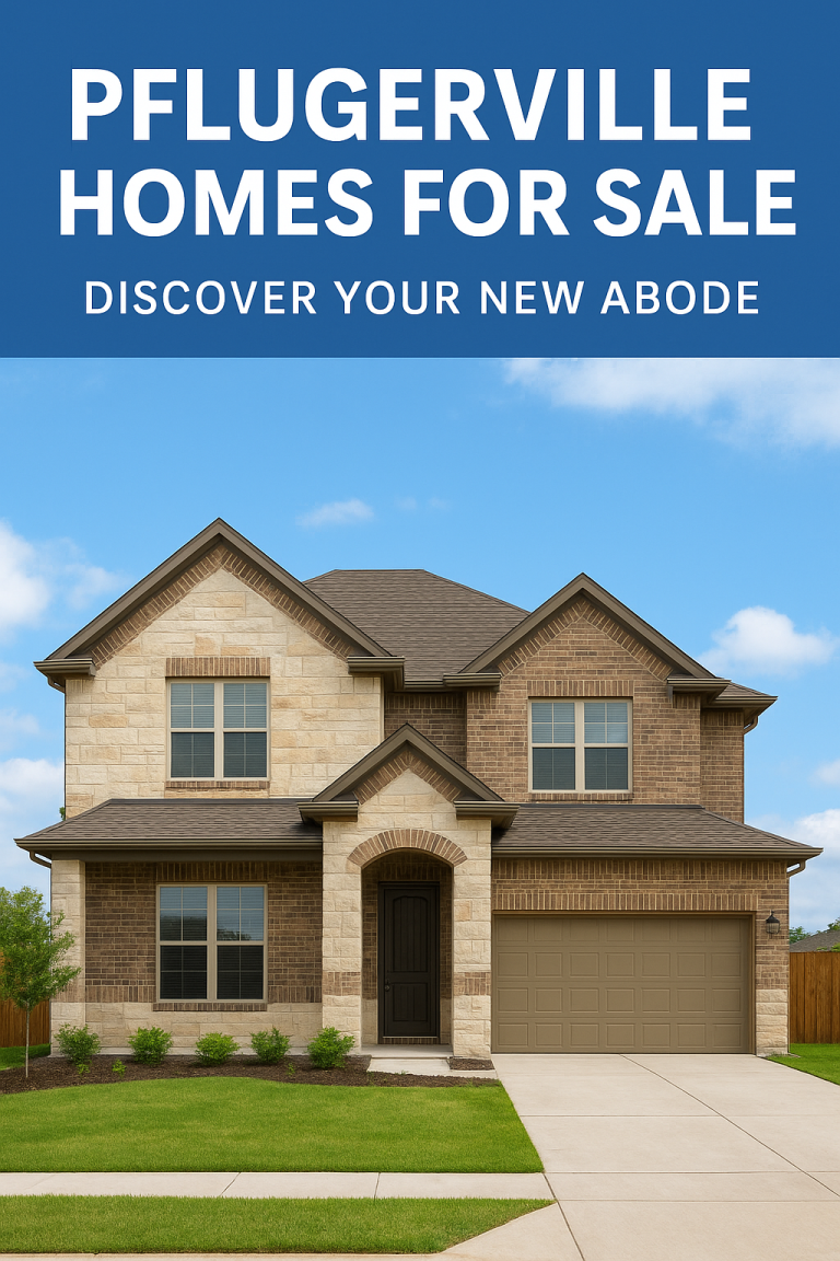 Pflugerville Homes for Sale