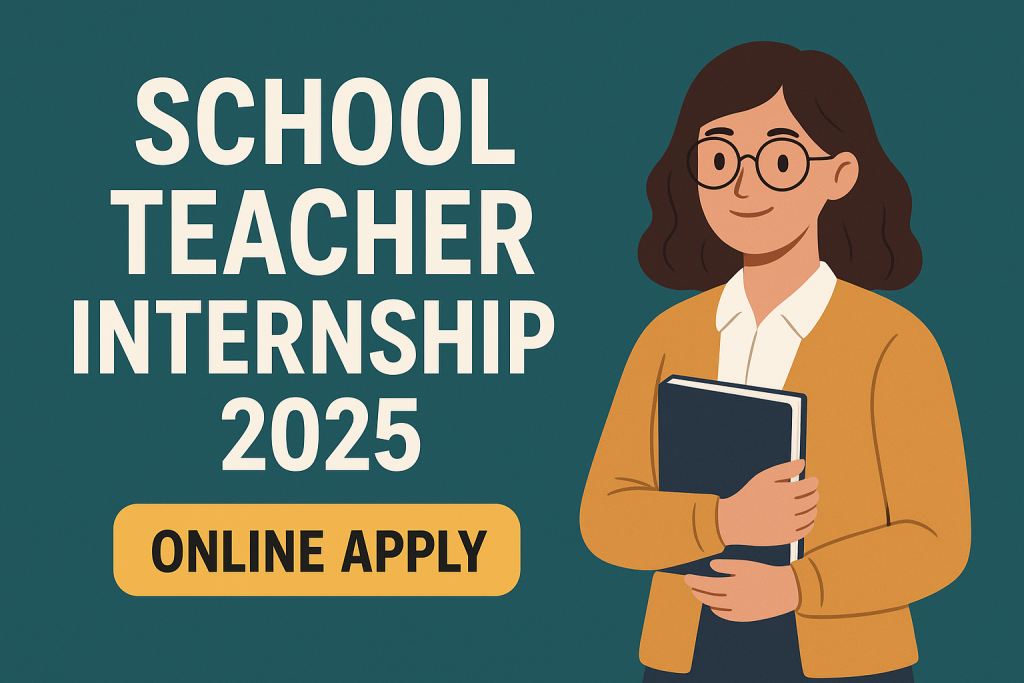 Apply online for School Teacher Internship 2025 program in the USA